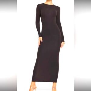 NWT SKIMS EVERYBODY CREW NECK LONG SLEEVE DRESS VARIOUS SIZES